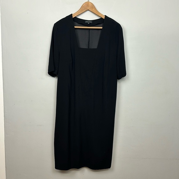 Universal Standard Marilyn Black Shift Dress Sz L - Picture 1 of 11